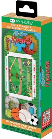 MY ARCADE mängukonsool Pixel Pocket Pro All-Star Sports, DGUN-3944 