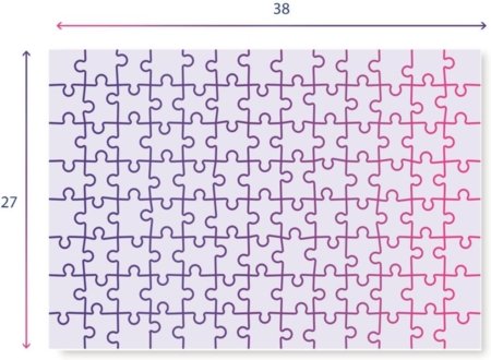 CLEMENTONI pusle Magical Movements, 104 tk., 25766 