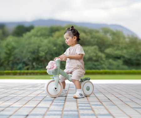 GLOBBER õppekolmerattaline Learning Trike 2in1 Plus, pistaatsia, 737-109 