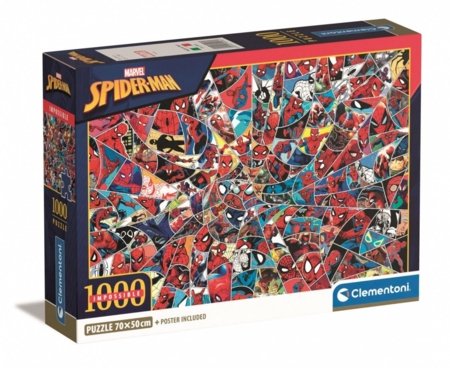 CLEMENTONI SPIDER-MAN pusle Impossible, 1000 tk., 39916 