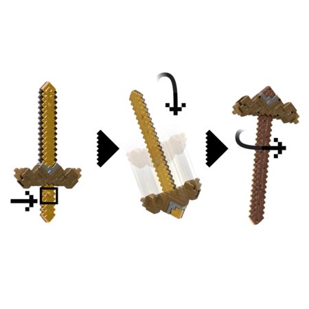 MINECRAFT muunduv mõõk-kirka, 43 cm, JKC15 