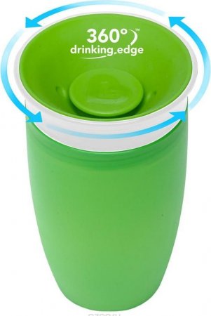 MUNCHKIN Sippy tass, roheline, Miracle 360, 12m+, 296ml,  01244502 1244502