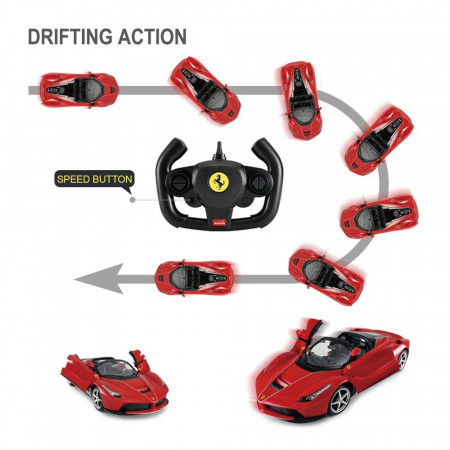 RASTAR R/C 1:14 Ferrari LaFerrari Aperta (with drift function) 75800