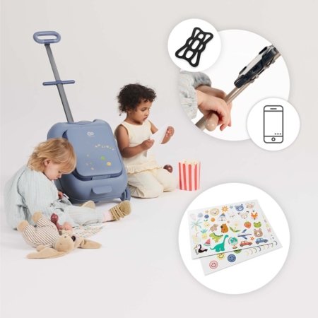 KINDERKRAFT reisikohver lapse kandmiseks CABBY, hall, KACABB00GRY0000 