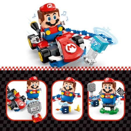 72043 LEGO® Super Mario Mario Kart™ – interaktiivne LEGO® Mario™ ja Standard Kart 