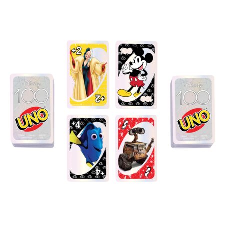 MATTEL GAMES UNO kaardid DISNEY 100 a. juubeliks, HPW21 HPW21