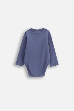 COCCODRILLO pikkade varrukatega beež särk SAGE TIME BOY NEWBORN, sinine, WC5112103SBN-015-080, 80 cm 