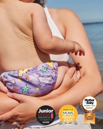 BAMBINO MIO korduvkasutatavad ujumismähkmed 6-12 k., stretch, SWP6-12MSTR 