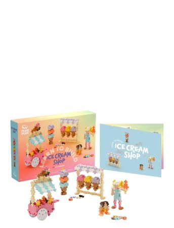 PLUS PLUS konstruktor Õpin ehitama jäätisepoodi, 4351 