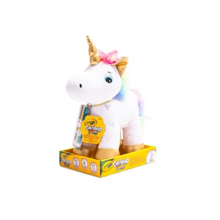 CRAYOLA värvitav pehme mänguasi Color Me Plush - Unicorn, 4026316 