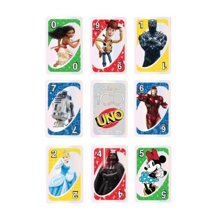 UNO DISNEY 100 mängukaardid HPW21