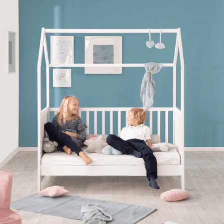 ROBA lastevoodi-maja, 70x140 cm, White, 203121WEFS 