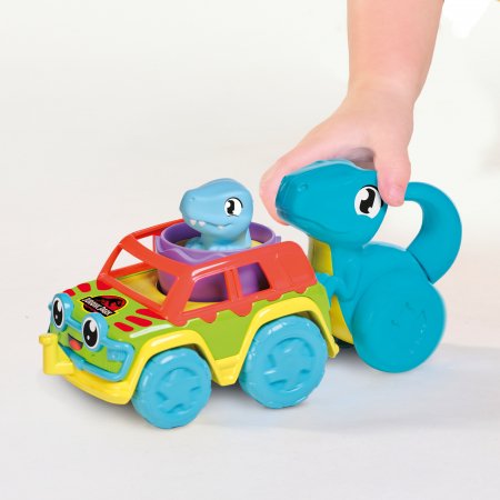 TOMY autode komplekt koos dinosaurus Chase'i ja Roll Raptorsiga, E73251 E73251