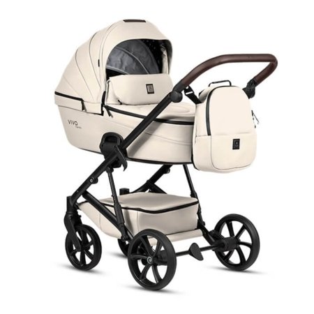 TUTIS universaalne käru VIVA 6+ LEATHER 2/1, Vanilla, 1612086 