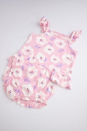 COCCODRILLO pikkade varrukatega beež särk HAPPY RETRO GIRL NEWBORN, roosa, WC5117301HGN-033-080, 80 cm 
