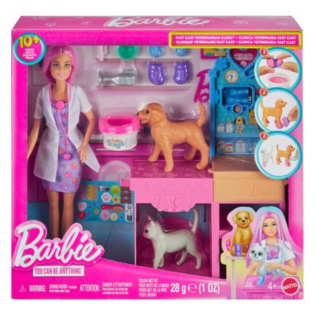 BARBIE Loomaarsti mängukomplekt nukuga, JFX93 