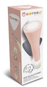 KIDYWOLF multifunktsionaalne taskulamp, roosa, FLASHLIGHT-NU 