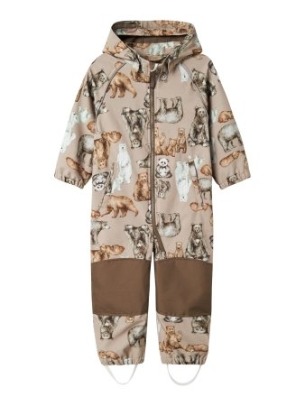 NAME IT kombinesoon ALFA SOFTSHELL, pruun, 13234160, 116 suurus 