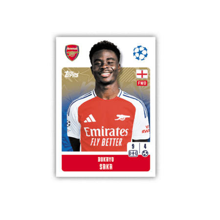 TOPPS kleepsud Champions League 2025 Mega Multipack, 41+1vnt., 5053307074507 