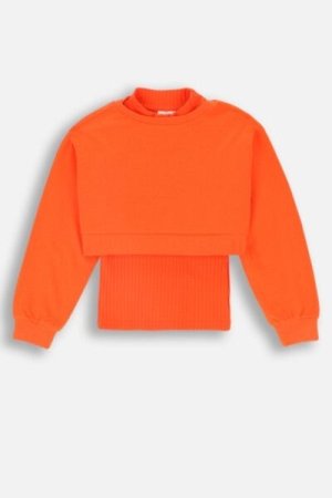 COCCODRILLO sweatshirt RODEO GIRL JUNIOR, punane, ZC4132102RGJ-009-164, 164 cm 