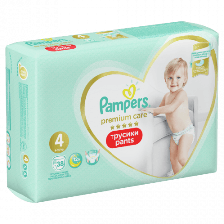 PAMPERS Premium Care püksmähkmed, suurus 4, 9-15kg, 38 tk, 81750548 