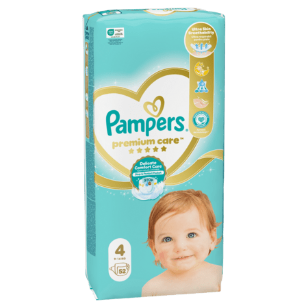 PAMPERS Premium Care teipmähkmed, suurus 4, 9-14kg 52 tk, 81765775 