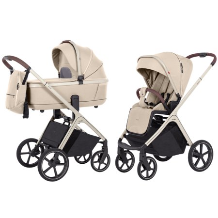CARRELLO universaalne käru 2in1 VECTOR, Seashell Beige, CRL-6550 