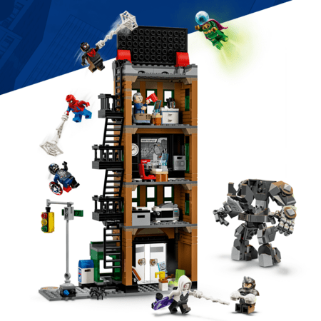 76342 LEGO® ǀ Marvel Ämblikmees vs. Mysterio: The Daily Bugle 