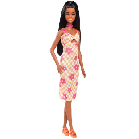 BARBIE Fashionistas nukk kollases kleidis, HYT91 
