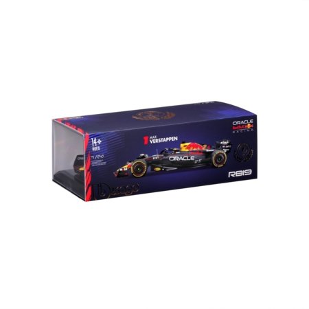 BBURAGO 1:24 automudel koos väljapanekukarbiga F1 Red Bull RB19, 18-28030 
