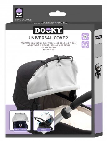DOOKY universaalne päikesesirm, grey, 1126701 1126701