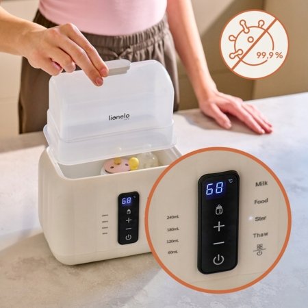 LIONELO pudelisoojendaja ja steriliseerija THERMUP DUO, White 