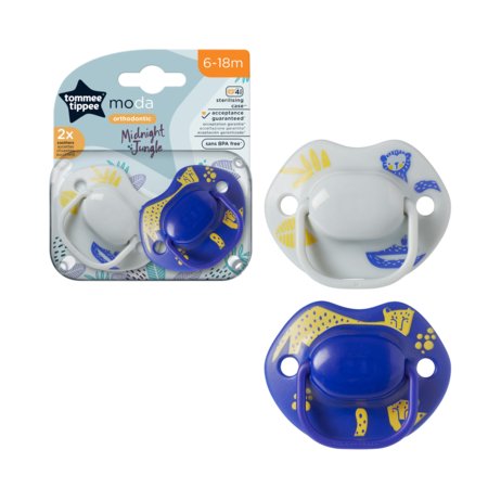 TOMMEE TIPPEE ortodontilised lutid MODA, 6-18 m., 2 tk., 43338594 43338592