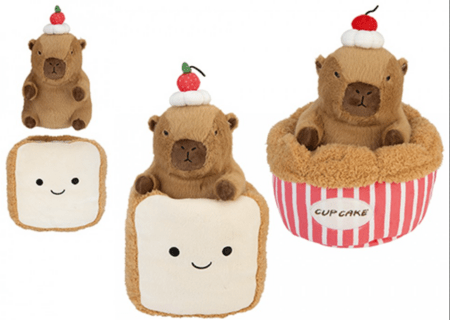 CAPYBARA plüüsist mänguasi 25 cm, assortii, 456223 