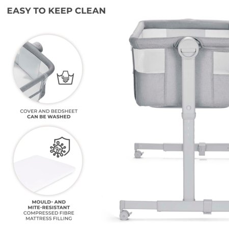 KINDERKRAFT beebivoodi–häll Neste Up 2 FULL, grey, KLNEUP02LGRF000 