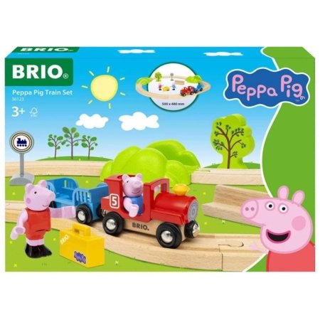BRIO PEPPA PIG rongikomplekt rööbastega, 36123 