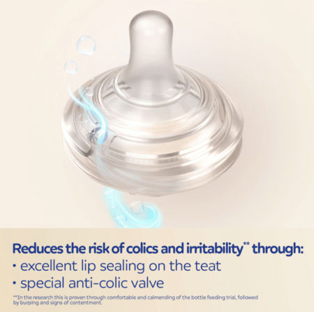 CANPOL BABIES pudelilutid kiire NATURAL SHAPE Anti-colic, väga aeglase vooluga, 0m+, 2 tk., 21/750 