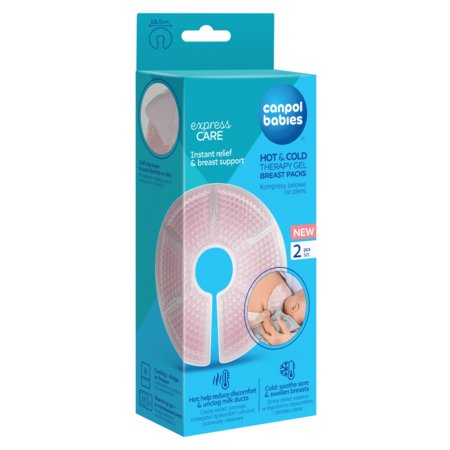 CANPOL BABIES kuuma- ja külmakompress geeliga rindadele, 2 tk., 78/023 