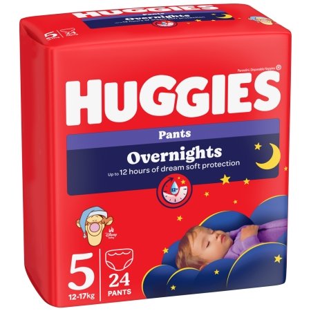HUGGIES püksmähkmed Overnight, Suurus 5, 12-17 kg, 24 tk, 2661902 