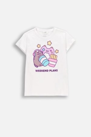 COCCODRILLO lühikeste varrukatega t-särk, valged, WC6143214LGD-001-140, 140 cm 