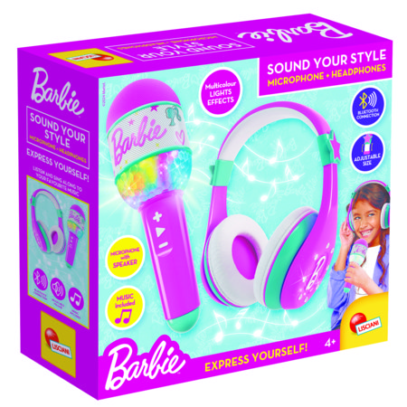 LISCIANI BARBIE mikrofon koos kõrvaklappidega Sound Your Style, 104468 