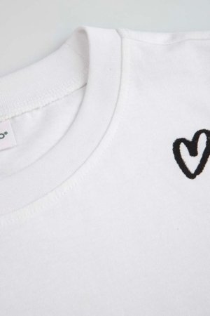 COCCODRILLO lühikeste varrukatega t-särk, valged, cm 