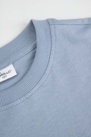 COCCODRILLO lühikeste varrukatega t-särk, sinised, cm 