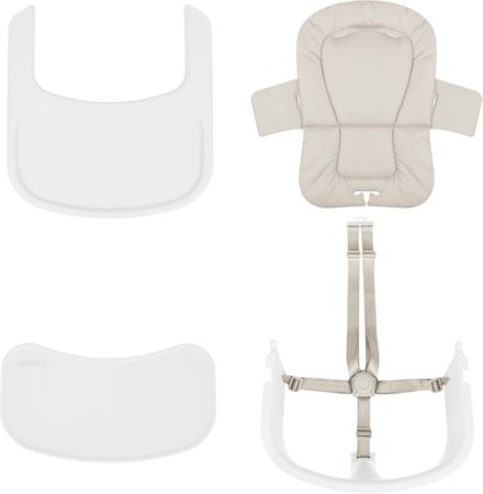 LIONELO söötmistool MEGAN, White wood 