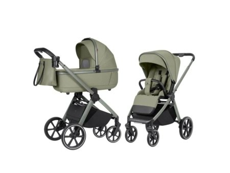 CARRELLO universaalne käru OMEGA 2IN1, Tropical green, CRL-6531 