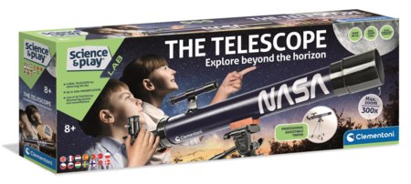 CLEMENTONI Science & Play teleskoop NASA, 75087BL 