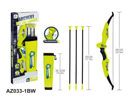 AJ SPORTZ reguleeritava vibu ja noolekomplekt, AZ033-1BW 