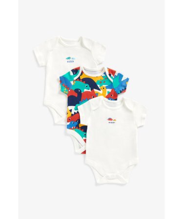 MOTHERCARE lühikeste varrukatega bodi, 3 tk., BB398 568858