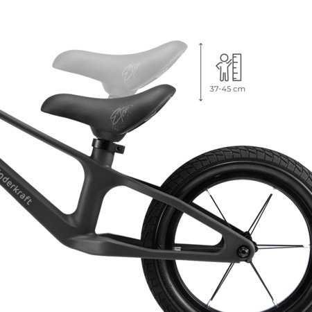 KINDERKRAFT tasakaaluratas ETER, must, KRETER00BLK0000 