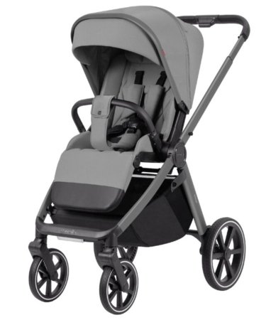 CARRELLO universaalne käru OMEGA 2IN1, Cliff grey, CRL-6531 